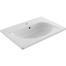 Bocchı Bocchi Tao Arch Etajerli Lavabo 65X45 cm Parlak Beyaz 1009-001-0126