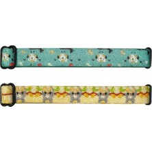 Nexgen Desenli Zilli Kedi Tasması