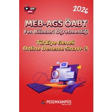 Pegem Kampüs 2026 Meb-Ags Öabt Fen Bilimleri Öğretmenliği Türkiye Geneli Onlin