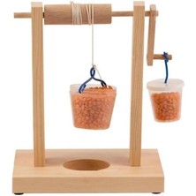 Emay Center Eğitici Ahşap Çıkrık Yapım Seti - Stem Destekli Basit Makineler Fen Bilimleri Deney Kiti