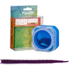 Fujin Mad Worm 9cm Lrf Silikonu 10 Adet Purple Glow