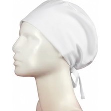 Doktor Hemşire Aşçı Cerrahi Bone Hastane Bonesi - Bandana Beyaz 5 Adet Midastech