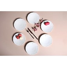 Indispensablely Porland Varia Alumilite 6 Kişilik Pasta Seti 17CM