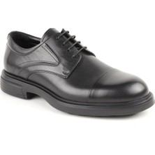 Libero H1090 Hakiki Antik Deri Şok Emici Eva Taban Bağcıklı Erkek Klasik Takım Elbise Ayakkabısı