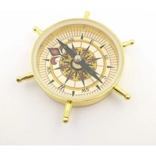 Fırsatkolik Estetik Tasarım Dümen Model Pirinç Pusula