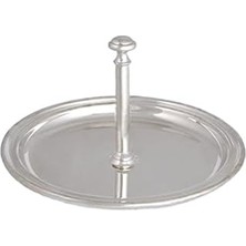 Indispensablely Porland Gümüş Kaplama Kurabiyelik 14CM