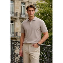 Damga Erkek Elite Comfort Taş Polo Yaka Tişört