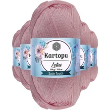 MidasTech 5 Adet Lotus Bikini Büstiyer Bluz Örgü Ipi  K768 Açık Pembe Nemere