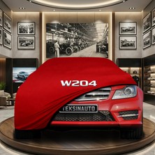 ULTRASHOP Mercedes C Serisi W204 Statıon Wagon (2007-2014) Kırmızı Kumaş Oto Branda Araca Özel Penye Araba Brandası Araç Örtüsü
