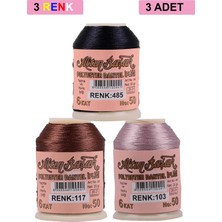 MidasTech 3 Adet Altınbaşak Oya ve Dantel Ipi 20 gr - Royaleks - No: 117 - 103 - 485 Nemere