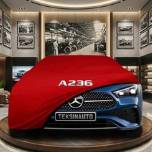 ULTRASHOP Mercedes Clk Serisi W208 (1996-2003) Kırmızı Kumaş Oto Branda Araca Özel Penye Araba Brandası Araç Örtüsü