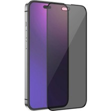 MidasTech Iphone 14 Pro Max Uyumlu Hayalet Ekran Gizli Tam Kaplayan Kırılmaz Cam Seramik Ekran Koruyucu Film