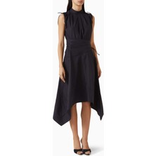 3.1 Phillip Lim Ruched Handkerchief Premium Pamuk-Poplin Lüks Tasarım Kadın Elbise