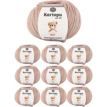 MidasTech 10 Adet Amigurumi El Örgü Ipi 50GR 850 Nemere