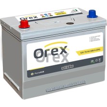 Orex Akü 70 Ah N50 600A (260×173×225) Tam Kapalı Asya Ters