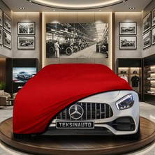 ULTRASHOP Mercedes Amg Gt C192 (2024-) Kırmızı Kumaş Oto Branda Araca Özel Penye Araba Brandası Araç Örtüsü