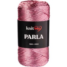 Knitme Pudra Simli Çanta ve Aksesuar Örgü Ipliği