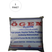 MidasTech Bakkaliye Naylon Torba Yarımlık 14X27 cm 1 kg 1 Paket (Takriben 360 Adet) Nemere