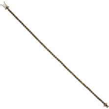 Berk Mücevherat 14 Ayar Altın Siyah Pırlanta Su Yolu Erkek Bileklik