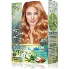 MidasTech Natural Beauty Amonyaksız Saç Boyası 8.73 Altın Karamel Nemere