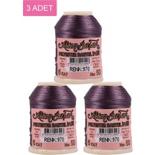 MidasTech 3 Adet Altınbaşak Oya ve Dantel Ipi 20 gr - Royaleks - No: 970 Nemere