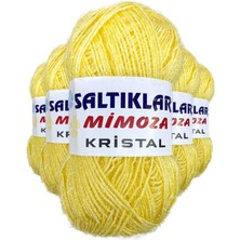 MidasTech 5 Adet Mimoza Kristal Işıltılı Şal Patik Yelek Ipi 48 Nemere