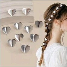 Efna Store Kalp Model 10'lu Saç Küpesi,charmı