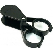 Fırsatkolik 20X30 2K30MM Çıft Optik Lens Katlanan Cep Büyüteç.