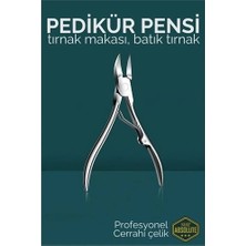 Pedikür Makası - Tırnak Makası - Batık Tırnak Makası Profesyonel Cerrahi Çelik
