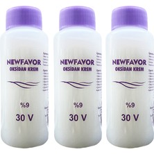 MidasTech 3 Adet Oksidan Krem Saç Boya Sıvısı 9'luk 30 Volüme 60 ml Nemere