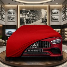 ULTRASHOP Mercedes Amg Gt 4 Door (2018-2021) Kırmızı Kumaş Oto Branda Araca Özel Penye Araba Brandası Araç Örtüsü