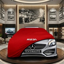 ULTRASHOP Mercedes Sl Serisi R231 (2012-2020) Kırmızı Kumaş Oto Branda Araca Özel Penye Araba Brandası Araç Örtüsü