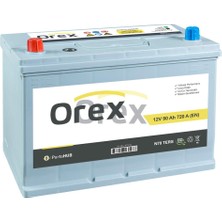 Orex Akü 50 Ah LB1T 420A (207×175×175) Tam Kapalı Alçak