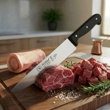 Akyüz Home Sürmene Kasap Bıçağı Pimli Sap 28 cm Kelle Kuşbaşı Kesim Kemik Sıyırma Doğrama Bıçağı Sürbisa 61040