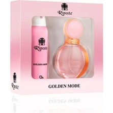 MidasTech Riposte Kadın Parfüm & Deodorant Seti Golden Mode For Women 85 ml Nemere