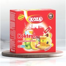 MidasTech Koza Tek Içimlik Kokteyl Aromalı Toz Içecek 50'li Nemere