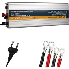 Xtechnx Powermaster PM-2000 12 Volt - 2000 Watt Şarjlı Ups'li Inverter