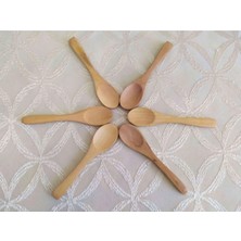 MidasTech Bambu 6lı Mama Kaşık Küçük ROYALEKS-45336 Nemere