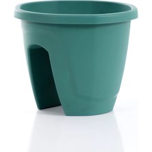 MidasTech Zümrüt Balkon Saksısı 7.5 Litre ROYALEKS-ZS01 Nemere