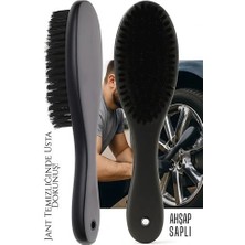 Jant Temizlik Fırçası Hassas Jant Temizleme Fırçası Ahşap Saplı