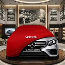 ULTRASHOP Mercedes E Serisi W123 (1976-1986) Kırmızı Kumaş Oto Branda Araca Özel Penye Araba Brandası Araç Örtüsü