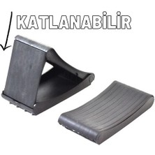 Çivili Katlanabilir Kayma Önleyici Katlanır Takoz