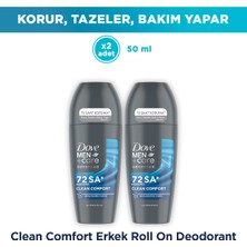 Dove Men +Care Erkek Roll On Deodorant Clean Comfort 50 ml X2
