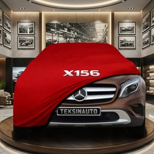 ULTRASHOP Mercedes Gla Serisi X156 (2017-2019) Kırmızı Kumaş Oto Branda Araca Özel Penye Araba Brandası Araç Örtüsü