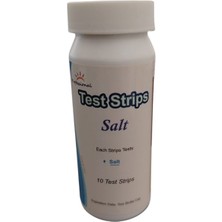 Mavi Su Havuz Havuz Tuz Test Stripleri (Salt Test Strips) 10 Adet Tuz Ölçüm Test Kiti