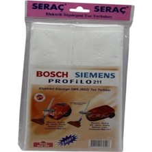 MidasTech Seraç Bez Süpürge Torbası Bosch Siemens NO:050 Süpürge Torbası Nemere