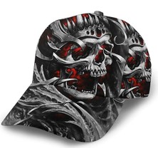 Valkyrie Kuru Kafa Şapka Street Style Unisex Ayarlanabilir Baseball Cap Beyzbol Şapkası Kurukafa