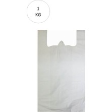 MidasTech Beyaz Atlet Poşet Mini Boy 20X34 cm Takriben 235 Adet 1 kg Nemere