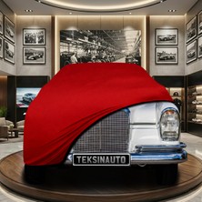 ULTRASHOP Mercedes S Serisi W112 (1959-1971) Kırmızı Kumaş Oto Branda Araca Özel Penye Araba Brandası Araç Örtüsü