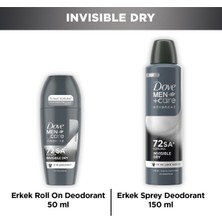 Dove Men +Care Advanced Erkek Deodorant Invisible Dry 150 ml + Invisible Dry Roll On 50 ml